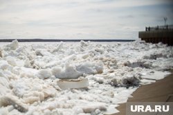 Ледоход на Оби приближается к Сургуту