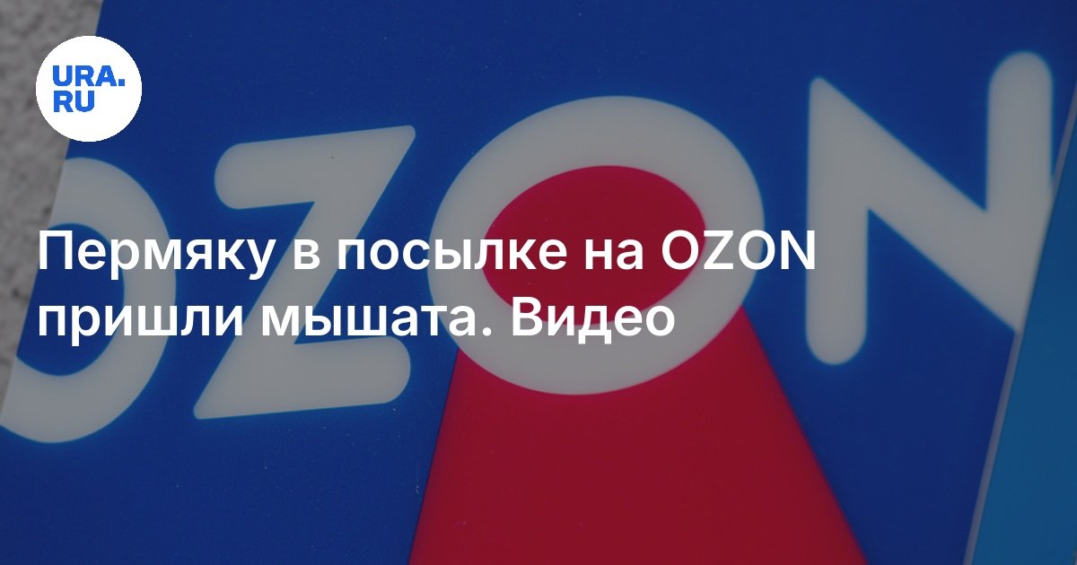 Пермяку в посылке на OZON пришли мышата: видео, Березники