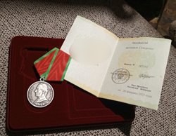 Курганский военнослужащий получил медаль Суворова