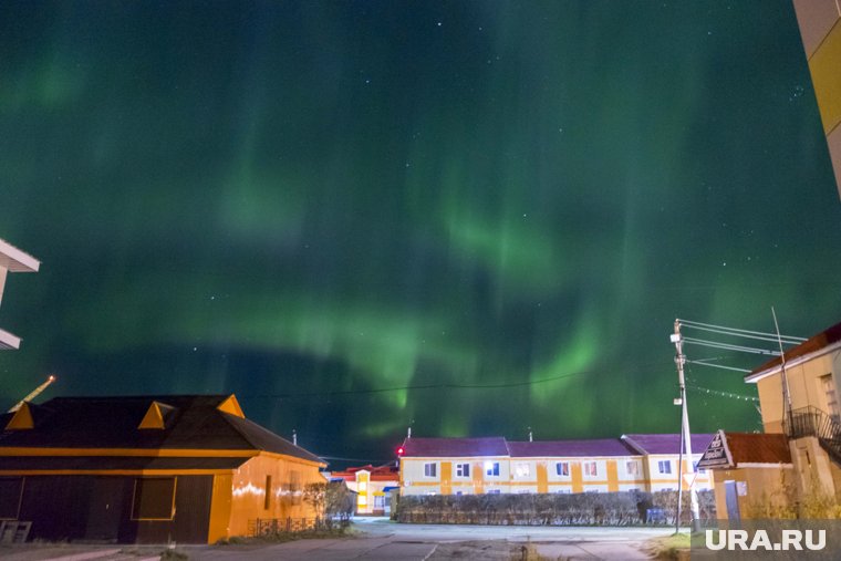 Над курганской деревней заметили северное сияние (архивное фото)