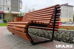В Кургане благоустроили сквер по улице Кремлева