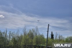 Службы работают на месте падения БПЛА
