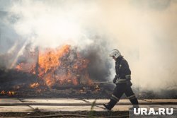 В Алтайском крае загорелась баня в Новый год