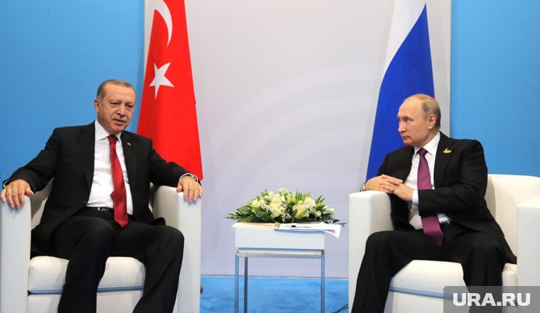 Путин и Эрдоган обсудили двустороннее сотрудничество стран (архивное фото)
