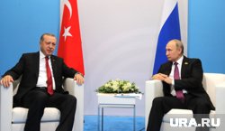 Путин и Эрдоган обсудили двустороннее сотрудничество стран (архивное фото)