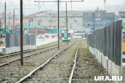 Трамвайные рельсы перенесут на новый путепровод