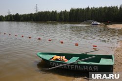 Инцидент произошел на озере в районе Лесобазы