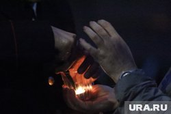 Картину из свечей выложили в память об участниках Великой Отечественной войны