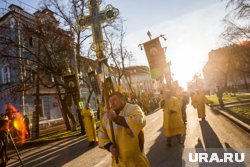 Крестный ход начался от Знаменского собора 