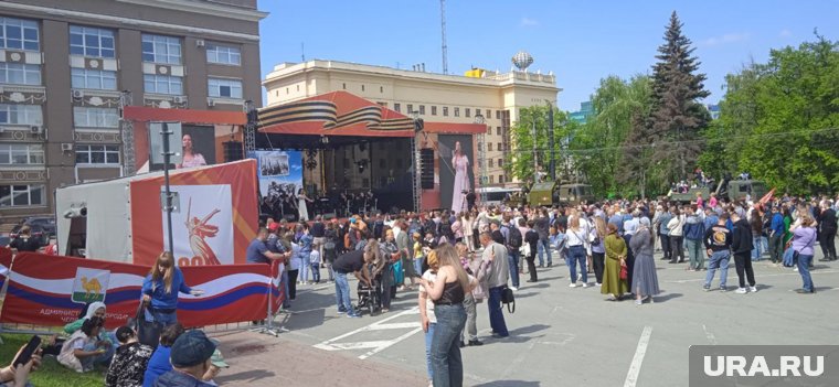 Концерты проходят в центре Челябинска
