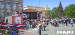 Концерты проходят в центре Челябинска