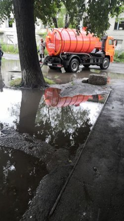 Работы по откачке воды 