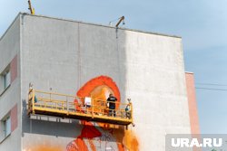 Новый мурал появился на здании в Кетово (архивное фото) 