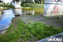 Тюменская река Тура обмелела до -33 см, уровень воды продолжает снижаться