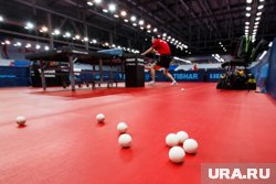 Сборная России выиграла две золотые медали в состязаниях по настольному теннису