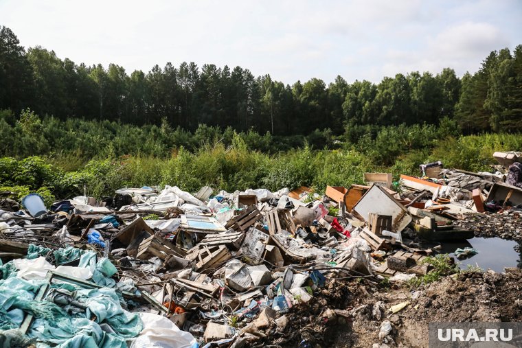 В границах Надыма скопилась крупная свалка бытовых отходов, в том числе строительного мусора, фрагментов металлолома и деревянных конструкций