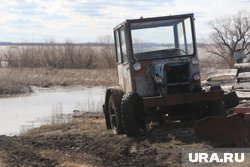 В селе Афонькино после ливней размыло дороги до полного их исчезновения