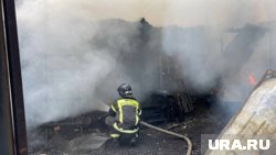 В Москве загорелся торговый центр «Солнечный ветер»