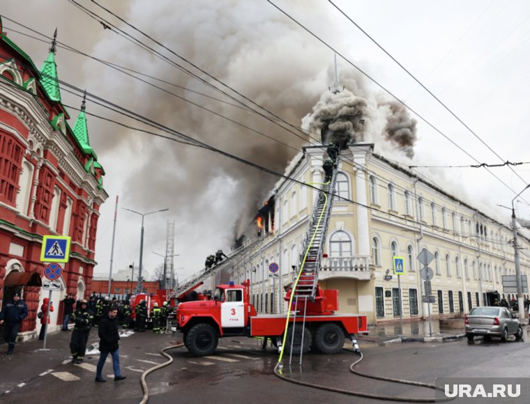 Пожар в военном госпитале в Туле, предварительно, произошел из-за неисправной проводки