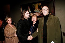 Слева направо: Нина Гребешкова, Никас Сафронов, Ольга Аросева и Леонид Куравлев
