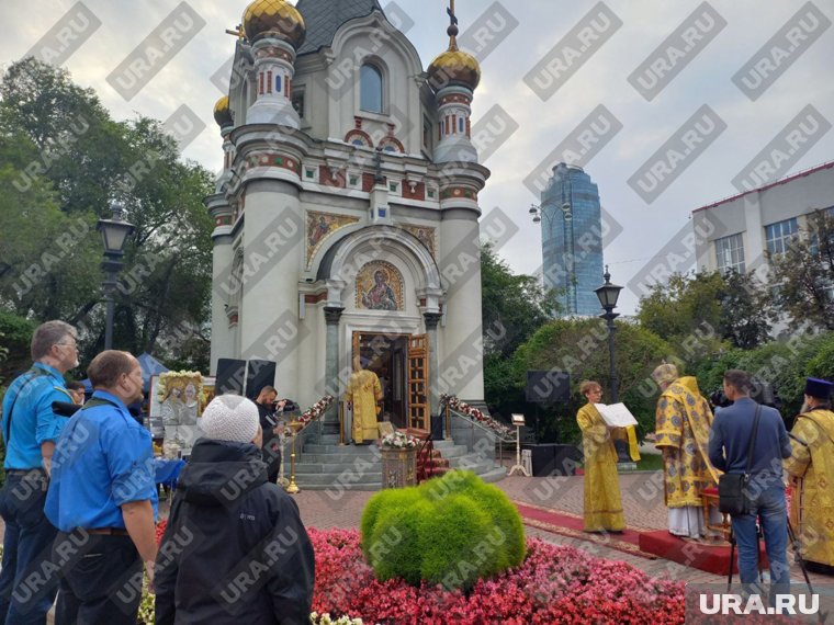 Молебен в центре города