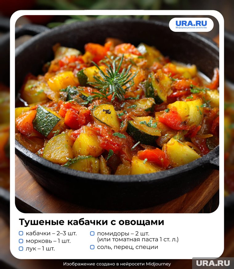 Легкое и полезное блюдо из кабачков