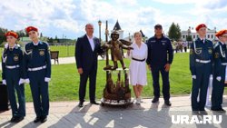Открытие скульптуры ангела-пожарного «Оберегающий»
