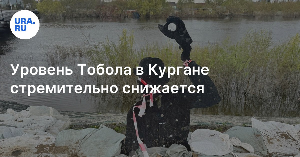 Уровень тобола возле кургана