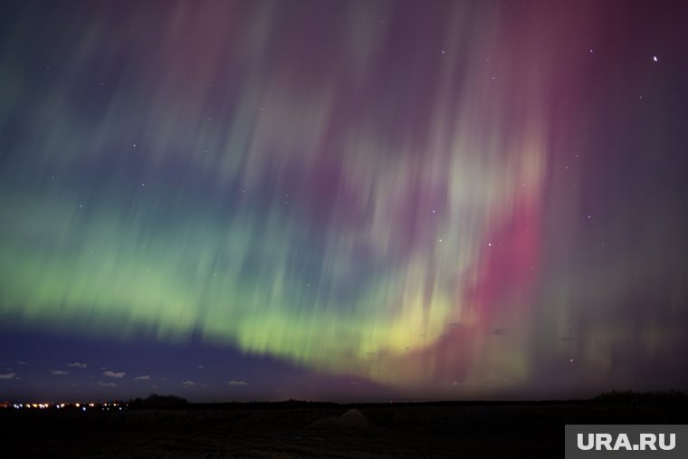 Северное сияние увидел рыбак в Губкинском (фото из архива)