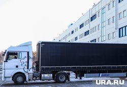 Фура приехала в китайский Иу из Екатеринбурга