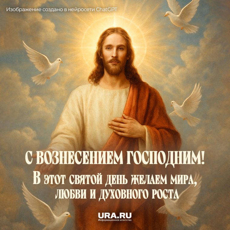 Вознесение символизирует победу Христа над смертью и его возвращение к Отцу Небесному