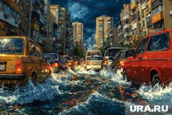 Здания погружены примерно на метр в воду, указано в материале