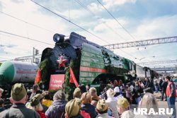 Поезд-история прибыл на перон тюменского вокала 13 мая