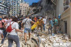 В Киеве взрывы повредили объекты критической инфраструктуры