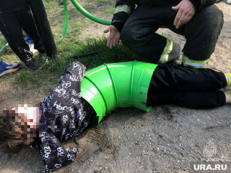 Ребенку потребовалась помощь спасателей