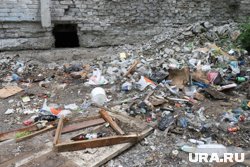 Жильцы общежития в Кургане выбрасывали мусор прямо из окон