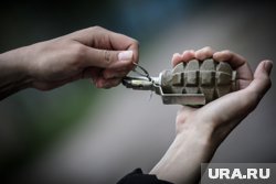 Молодой человек хотел показать муляж гранаты друзьям