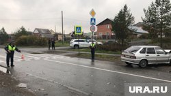 В результате аварии пострадали два человека