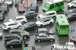 Дорожная ситуация усугубляется дождливой погодой