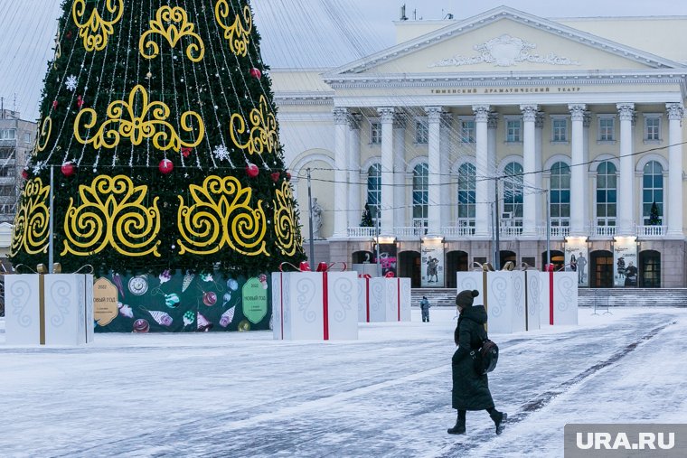 Бизнес Тюмени поучаствовал в дарении подарков детям и оформлении города