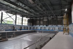 Курганский бассейн готовят к открытию в Заозерном