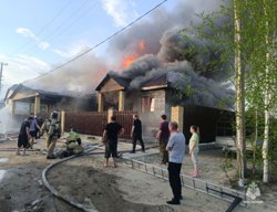 Пожар в Советском
