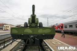 Копия бронепоезда воссоздана по архивным чертежам и фотографиям Минобороны