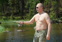Путин несколько раз был в тайге 