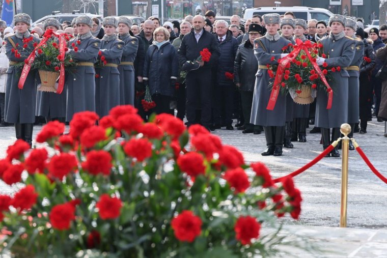 Память погибших воинов почтили минутой молчания