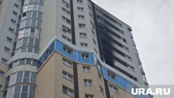 Пожар произошел в квартире на 16 этаже