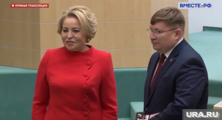 Валентина Матвиенко поздравила Вячеслава Григорьева с началом работы в Совфеде РФ