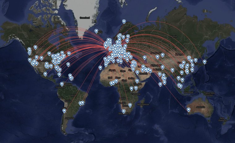  Flightradar сообщает, что закрытие аэропорта затронет 1 351 рейс 