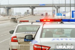 Движение транспорта на месте ДТП ограничено и осуществляется в реверсивном режиме