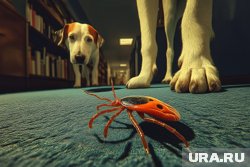 Собаки могут приносить клещей домой с улицы